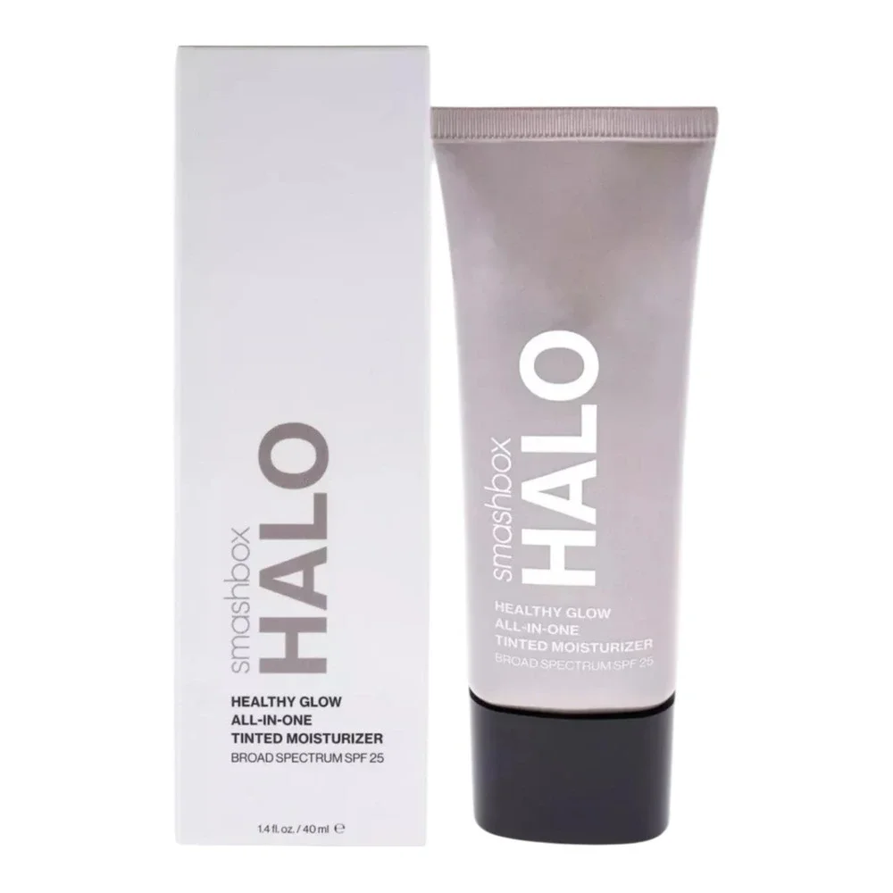 SmashBox Halo Healthy Glow All In One Tinted SPF25 Moisturizer 1.4 OZ Dark Deep